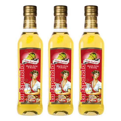 에스파뇰라 포도씨유, 3개, 500ml