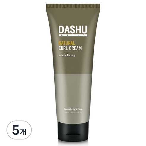 다슈 데일리 내추럴 컬 크림, 150ml, 5개