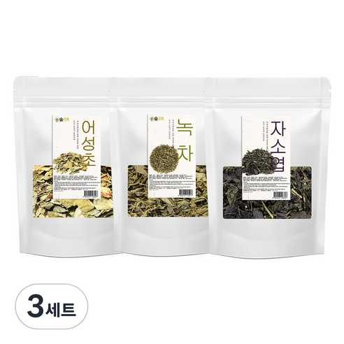 숲으로 어성초 + 자소엽 + 녹차 세트, 400g, 3세트