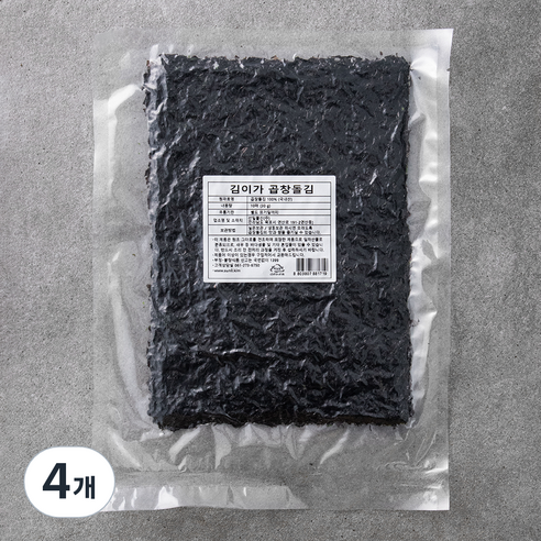김이가 곱창돌김, 30g, 4개