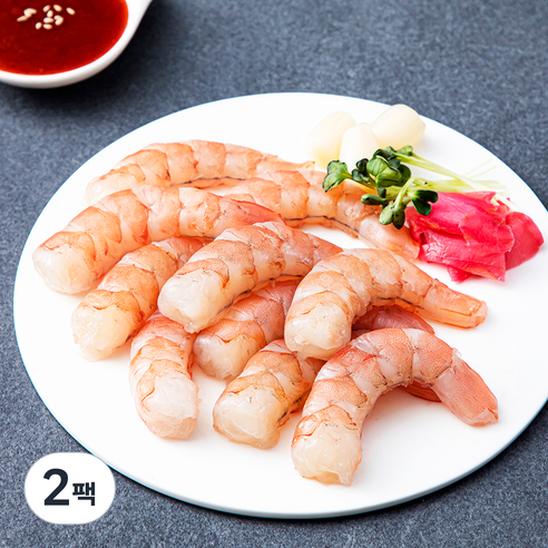 아라보감 국내산 데친 새우회 (냉장), 150g, 2팩