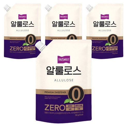트루스위트 알룰로스 분말, 350g, 4개