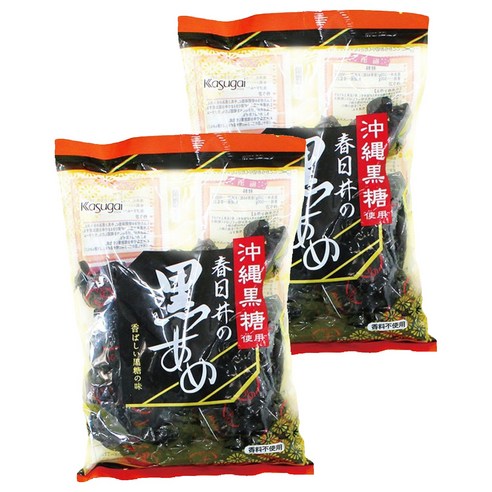 카수가이 흑사탕, 333g, 2개