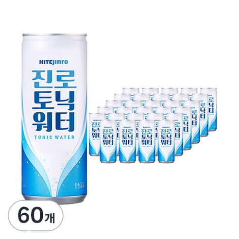 진로토닉워터 하이트진로, 250ml, 60개