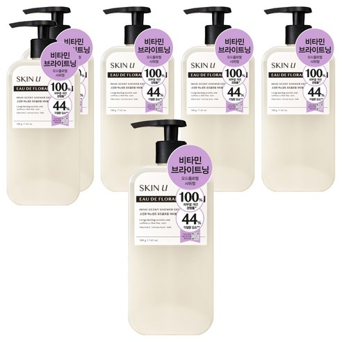 스킨유 이노센트 샤워젤 오드플로럴, 500g, 6개