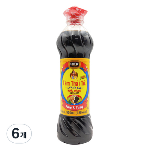 친수 낫카소이 베트남 간장, 6개, 500ml