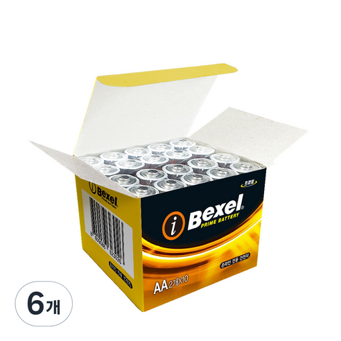 벡셀 알카라인 AA 건전지, 20개입, 6개