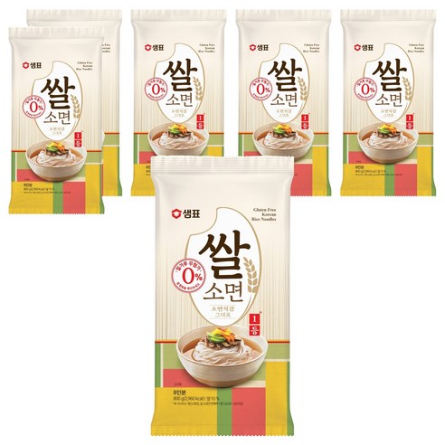 샘표 쌀 소면, 800g, 6개