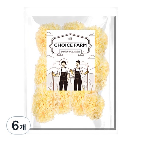 초이스팜 백목이버섯, 150g, 6개