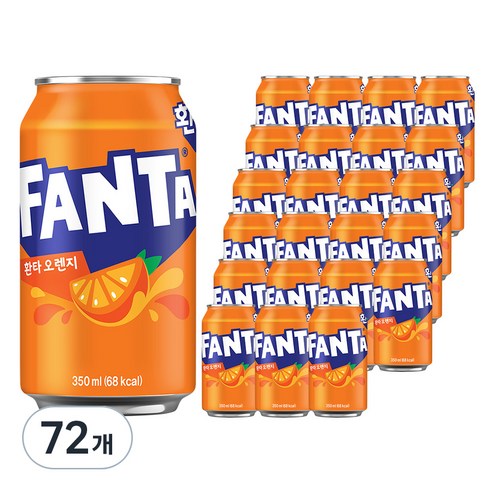환타 오렌지향, 350ml, 72개