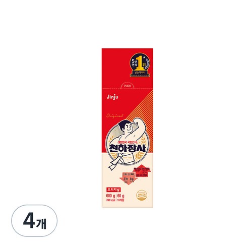 천하장사 오리지날 간식 소시지, 600g, 4개