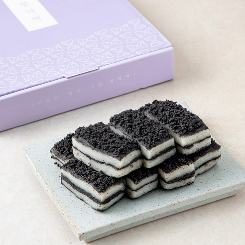 창억 갓 만든 흑임자 인절미, 1kg, 1개