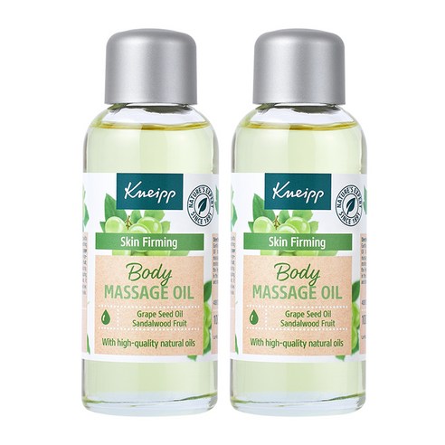 크나이프 스킨퍼밍 그레이프 씨드 바디 마사지오일, 100ml, 2개