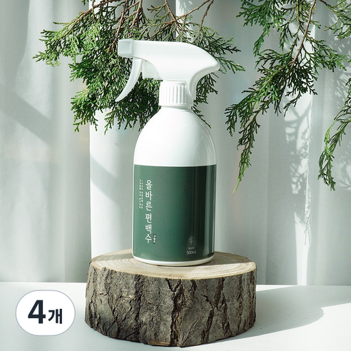 페인트인포 올바른 고농도 편백수 피톤치드 스프레이 본품, 300ml, 4개
