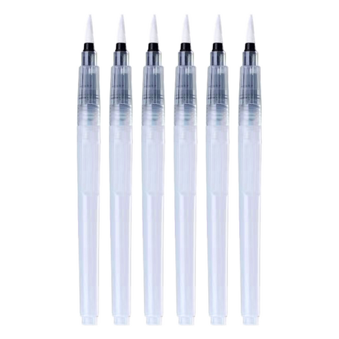 고체물감 수채화 워터브러쉬 3종 보통, 길이 180mm, 2세트