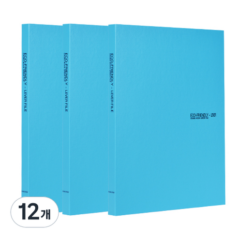 에코청운 에코 레버 화일 A4, 하늘, 12개