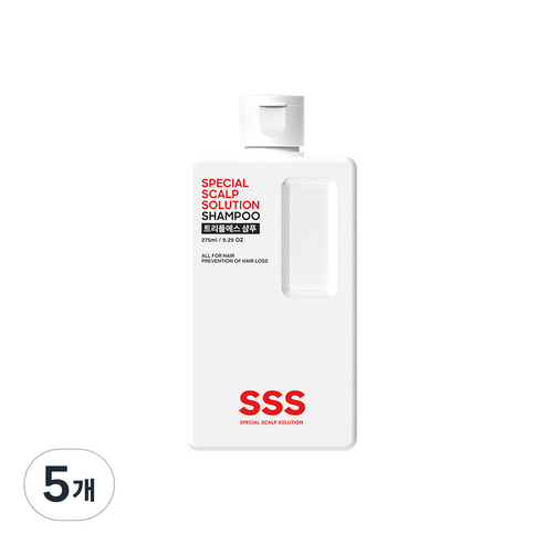 트리플에스 약산성 탈모샴푸, 275ml, 5개