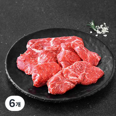 푸드장 미국산 블랙비프 토시살 (냉장), 200g, 6개