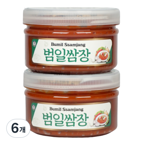 범일 쌈장, 250g, 6개