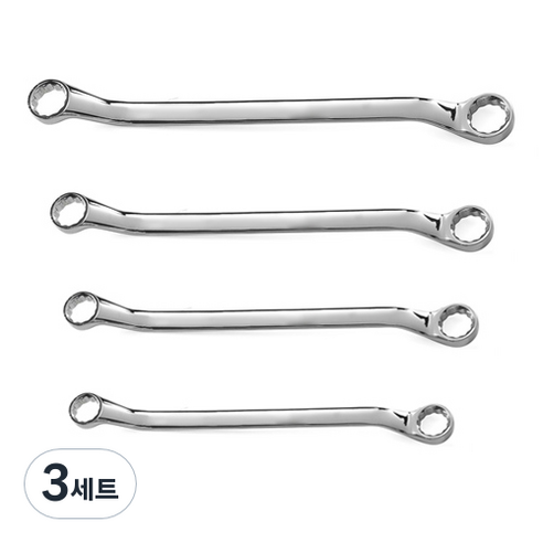 OON 옵셋렌치 4종 세트, 3세트