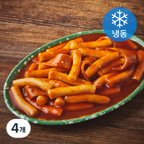 고래주방 오리지널 떡볶이 (냉동), 506g, 4개