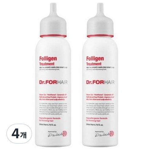 닥터포헤어 폴리젠 헤어트리트먼트, 200ml, 4개