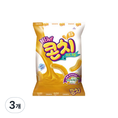 콘치 치즈크림, 110g, 3개