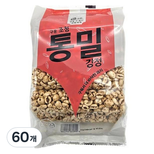 CIELLIFE 구운 조청 통밀강정, 90g, 60개