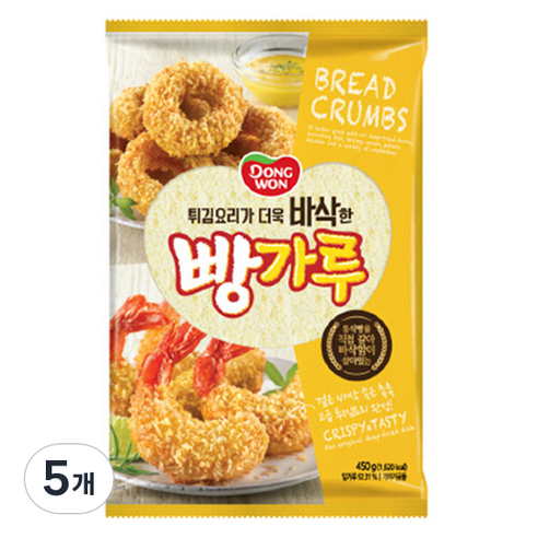 동원 빵가루, 5개, 450g