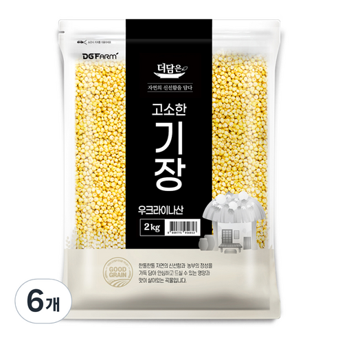 더담은 고소한 기장, 2kg, 6개