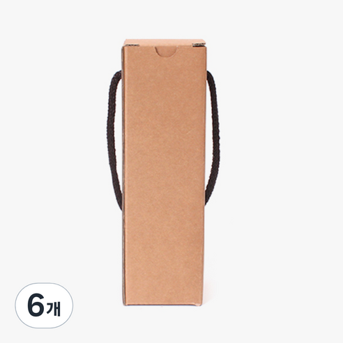 병도매닷컴 250-300ml 페트병 포장 무지롱박스 10p, PT300-1C, 6개