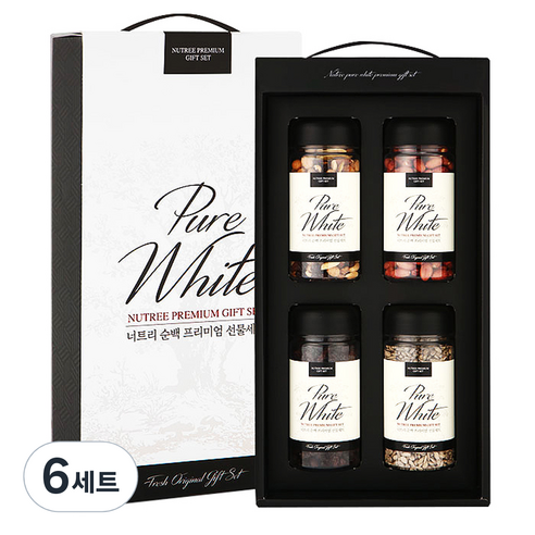 너트리 견과류 선물세트 순백1호, 6세트, 800g