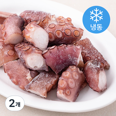 알찬해 남해안 자숙 손질 돌문어 (냉동), 150g, 2개