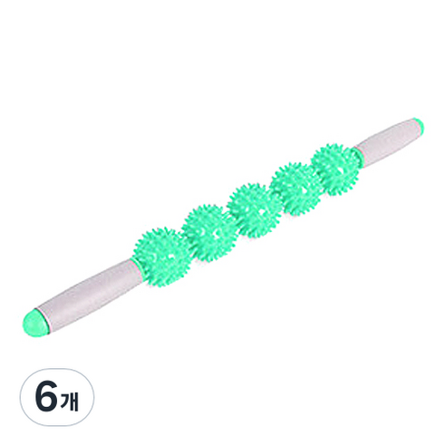 트로비스 마사지스틱, 6개, 민트