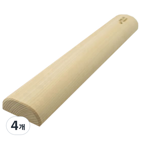 반봉 발지압 무옹이 편백나무 45cm 26-4, 4개, 혼합색상