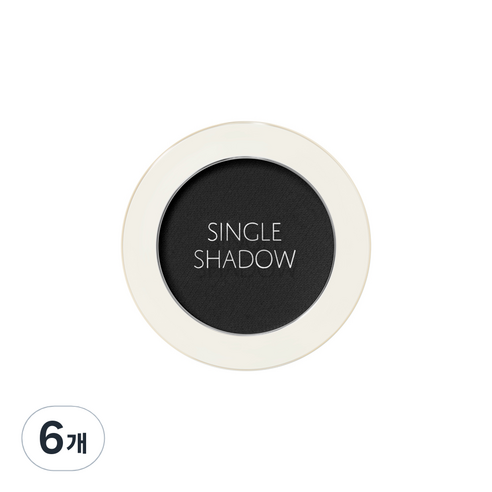 더샘 샘물 싱글 아이섀도우 매트, BK03 블랙 커런트, 6개