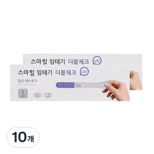 스마일랩 더블체크 임신테스트기, 1개입, 10개