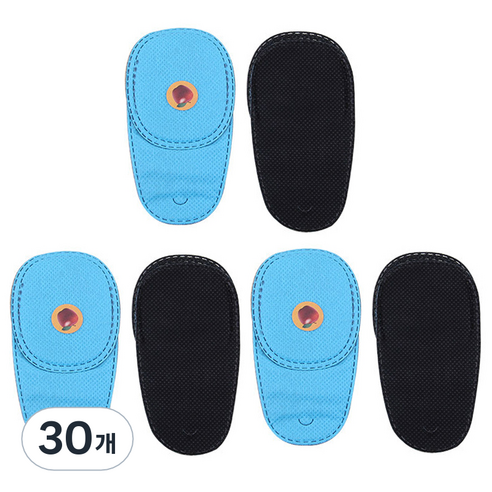 MAME 비접착 안경가림패치 1세트, 블루, 30개