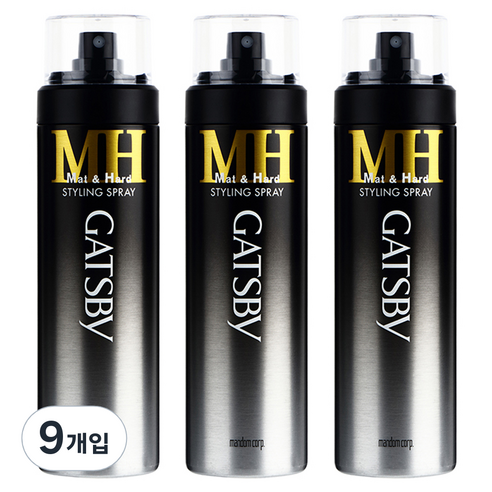 갸스비 스타일링 헤어스프레이 매트&하드, 200ml, 9개