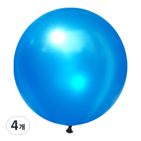 제이벌룬 셈퍼텍스 90cm 대형풍선, 540 펄 블루, 4개
