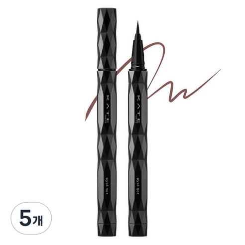 케이트 슈퍼 샤프 라이너 EX4.0 BR-3, 웜 브라운, 5개
