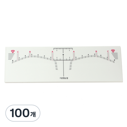 반영구 재료 기본형 눈썹 디자인 스티커, 혼합색상, 100개