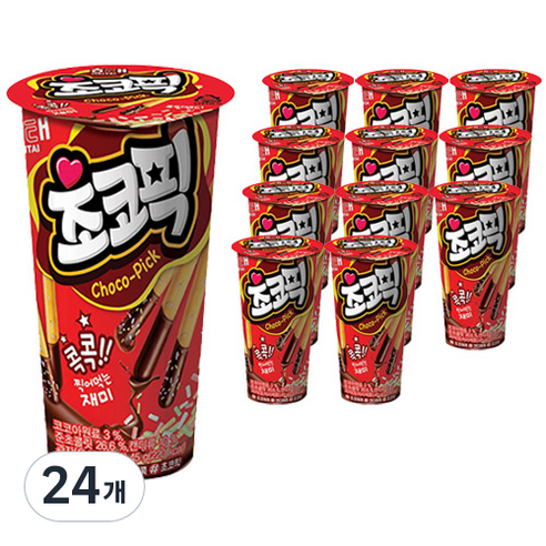 초코픽, 45g, 24개