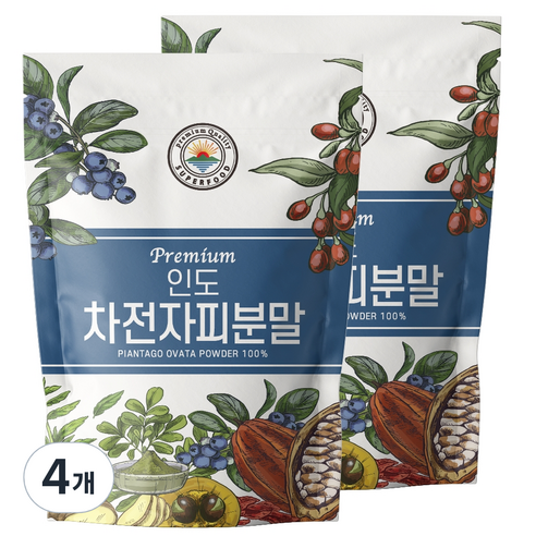 해나식품 식이섬유 차전자피분말, 4개, 500g