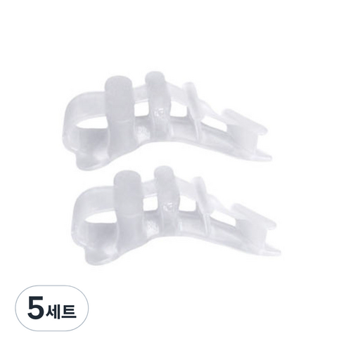 살림클럽 발가락 양쪽 투명 1세트, 5세트