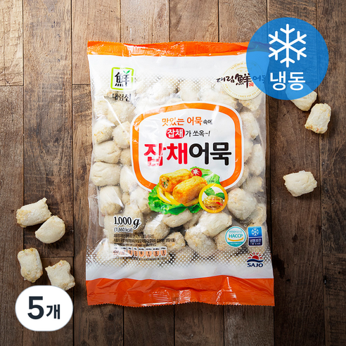 대림선 잡채 어묵 (냉동), 1kg, 5개