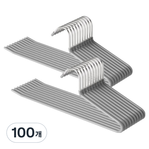 데보코 논슬립 바지걸이, 100개, 그레이