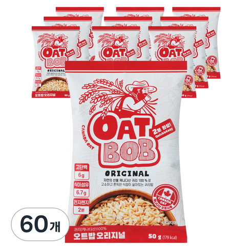 태광선식 오트밥 오리지널, 50g, 60개