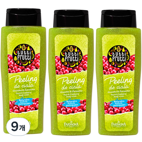 파모나 페어 크랜베리 크리미 워시 스크럽, 100ml, 9개