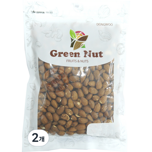 [그린너트] 견과류 구운아몬드, 1kg, 2개